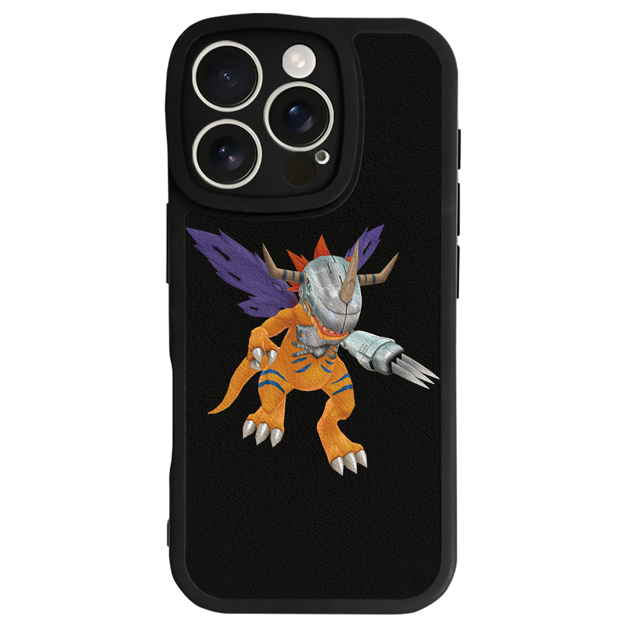 （画像用） Digimon デジタルモンスター/デジモン 【iPhone 16シリーズ対応】シリコンスマホケース（レザー調） 材質：シリコン